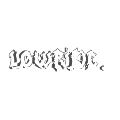 LOWRIDE. GRAFFITI DECAL